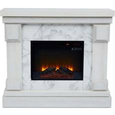 Teamson Home Hestia 48″ Electric Free Standing Fireplace with Touch