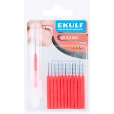Ekulf Red Interdental Flossbrush 0.5Mm Pack Of 6