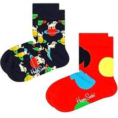 Happy Socks Kid's Planet Dog Sock 2-pack - Multi