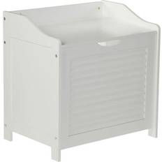 White Laundry Baskets & Hampers Premier Housewares Laundry Storage Cabinet