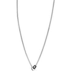 Men Necklaces Emporio Armani Essential Stainless-Steel Logo Necklace EGS2937040