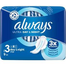 Menstrual Protection Always Ultra Day & Night with Wings Size 3 10-pack