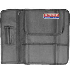 Faithfull Flat Files Faithfull Pocket Leather Tool & Chisel Holder Storage Roll Pouch FAILCR8 Flat File