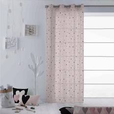 Pink Curtains Cool Kids Curtain with Eyelets Hearts