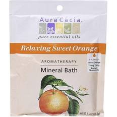 Aura Cacia Aromatherapy Mineral Bath Relaxing Sweet Orange 2.5