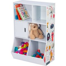 Honey Can Do 6-Cube Kids Storage Cubby, Light Blue