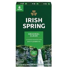 Irish Spring Deodorant Soap, Original Bar Soap 6 count