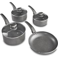 VonShef Marble Cookware Set with lid 4 Parts