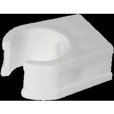 FloPlast White Solvent weld Waste pipe Clip (Dia)21.5mm Pack of 4