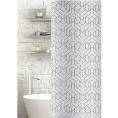 Silver Shower Curtains Showerdrape Silver Spirit