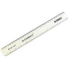 Q-CONNECT 300mm Clear Ruler Ref KF01107