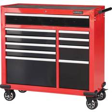 10-Drawer XL Heavy Duty Cabinet with Caster Wheels and Side Handle