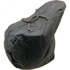 Tough-1 Canvas English Saddle Carrying Bag Black