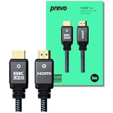 Prevo HDMI A - HDMI A M-M 2.1 5m