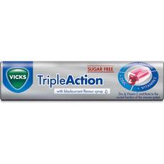 Vicks Triple ction Sugar Free Lozenges with Cooling Menthol Plus Vitamin C