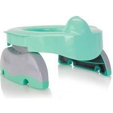 Potties on sale Potette Kalencom Plus Premium 2 in 1 Travel Potty and Toilet Seat Trainer Ring (Teal/Gray)