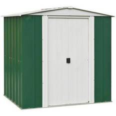 Arrow Greenvale 6X5 Apex Green Shed With Floor (Building Area )