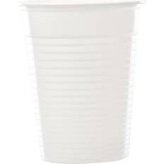 MyCafe Plastic Disposable Cups 7oz White (2000 Pack) DVPPWHCU02000