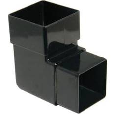 FloPlast Black Square 92.5Â° Offset Downpipe bend