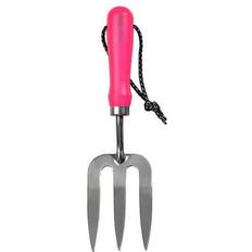 RHS FloraBrite Pink Garden Hand Fork Burgon & Ball