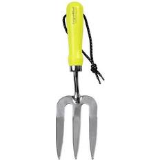 RHS FloraBrite Yellow Garden Hand Fork Burgon & Ball