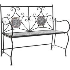 Dkd Home Decor Mosaic Wrought Bench