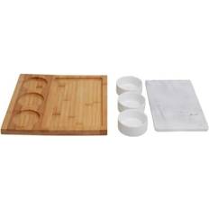 Wood Serving Platters & Trays Premier Housewares - Cheese Board 5pcs