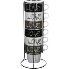 Secret de Gourmet Love with Support Coffee Cup 6pcs