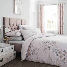 Catherine Lansfield Canterbury Easy Duvet Cover Pink