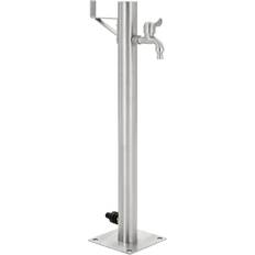 vidaXL Garden Water Column Stainless Silver