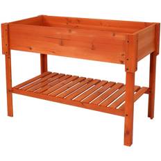 DSL-917 Raised Wood Garden Bed Planter Box Shelf