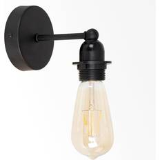 Black Night Lights Kid's Room MiniSun Cambourne Black Steampunk Wall Light Night Light