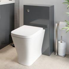 Grey Cisterns & Spare Parts Modern WC BTW Soft Close Seat