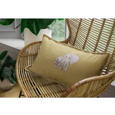 Sophie Allport Elephant Cushion, Mustard