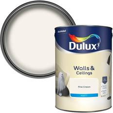 Dulux fine cream 5l Dulux Matt Wall Paint Fine Cream 5L