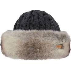 Black - Women Beanies Barts Fur Cable Band Hat