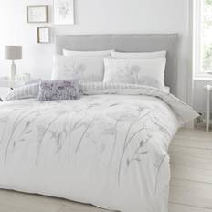 Catherine Lansfield Meadowsweet Duvet Cover White, Grey (260x220cm)