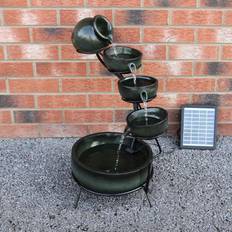 Green Fountains & Garden Ponds Water Feature Fountain Solar Cascade