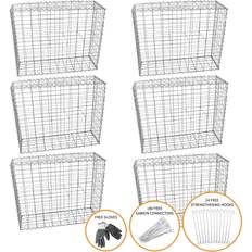 Gabion Baskets Outdoor Cages Stone Wire Mesh Planter