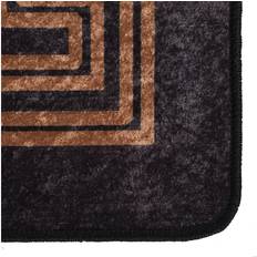 vidaXL Rug Gold, Black cm