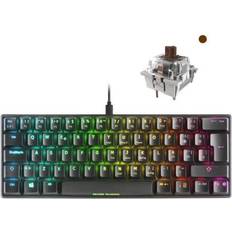 Mars Gaming MKMINIBRES, Ultra-Compact Mechanical Keyboard, RGB Chroma, PRO