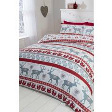 MCU Rapport Scandi Reindeer Duvet Cover Red (200x)