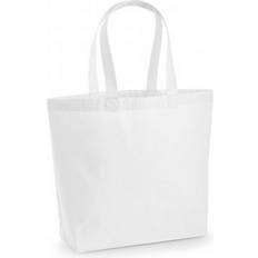 White Fabric Tote Bags Westford Mill Premium Cotton Maxi Tote Bag