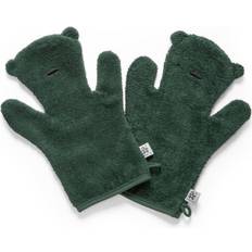 Sebra Bath Glove Bear Milo Bottle Green