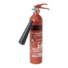 Sealey Fire Extinguishers Sealey Fire Extinguisher 2kg Carbon