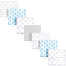 Luvable Friends Baby Cotton Flannel Receiving Blankets Elephant 7-Pack One Size