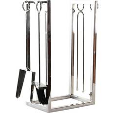 Dkd Home Decor Log Stand Stainless steel (30 x 20 x 60 cm)