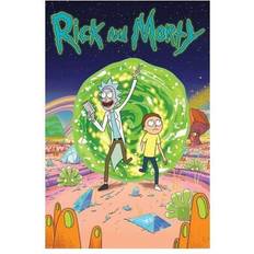 Glass Posters Pyramid International Rick and Morty Portal Poster 61x1.3cm