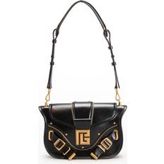 Balmain WOMEN M-Box Leather Flap Bag