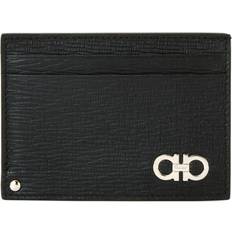 Ferragamo Gancini Card Holder - Black/Ferragamo Red